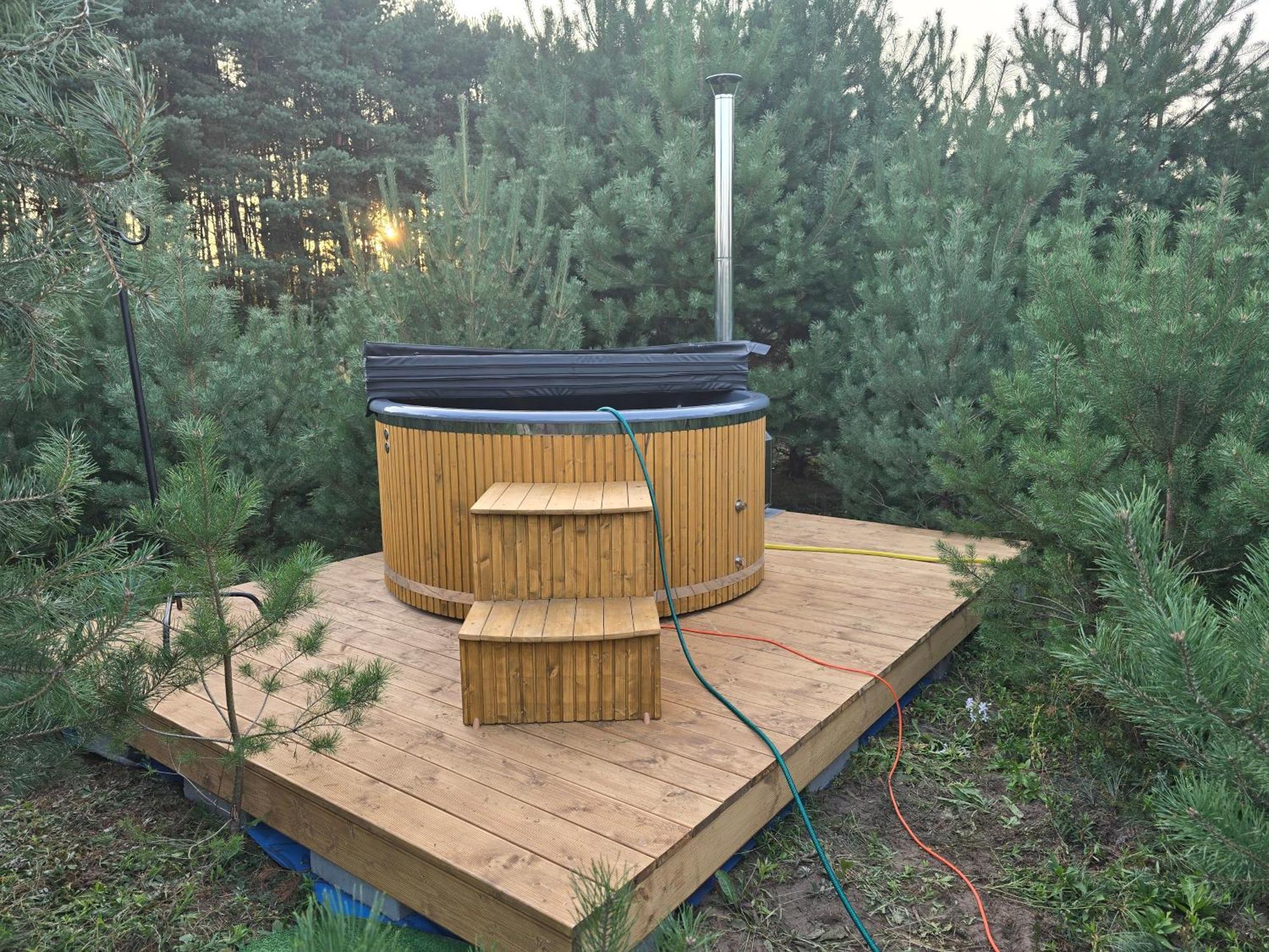 Oaza Swiety Spokoj - Domek Z Balia I Jacuzzi Rzasnik Exteriér fotografie